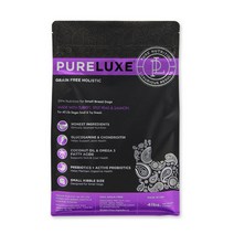 퓨어럭스 100% 글루텐 프리 퓨어럭스! 스몰 브리드 독 5kg 강아지 사료, 1개, 칠면조