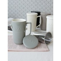 마시피렌체 티백홀더 롱머그 500ML, 아이보리