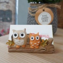 JAYART_나뭇가지 부엉이 명함꽂이 (소) 다용도 홀더 마블 매장용 스탠드 책상용곶이 수납 인테리어 디자인+jac220909, ▷JART_단일옵션, 제이아트co_단일옵션