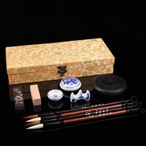 서예붓세트 초보 붓글씨 첫걸음 필방 10pcs 중국 전통 서예 쓰기 브러시 와셔 홀더, 없음
