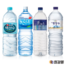 물 4종 2L x 6ea 천연수 백산수 광천수 평창수 옵션, 평창수 2Lx6ea