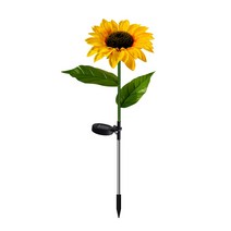 태양광 LED 정원조명등 정원경관등 해바라기등 야외잔디꽂이등 잔디장식등 아웃도어 가든 램프, 꽃 한 송이가 있다*2p