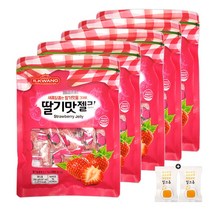일광 딸기맛젤리(280g) 5봉( 밀크츄 2개포함), 세트