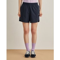22SS [우먼스에슬레져] 블랙 로고배색 밴딩숏팬츠 JFPA2B331BK