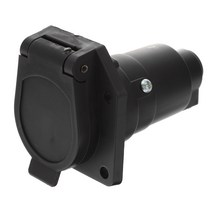 트레일러 부품 캐러밴 카라밴 미국 커넥터 자동차 부품용 12V 7 핀 라운드 플러그 웨이 소켓 어댑터 배선, 1개