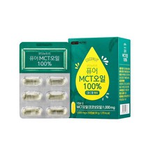 코코넛오일 MCT 겟잇뉴트리퓨어 100% 30캡슐 100프로
