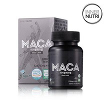 [2+1행사]이너뉴트리 마카블랙라벨 프리미엄 블랙마카 42g(700mg x 60정) / 페루산 블랙마카 / 비건인증 마카 / 유기농인증 마카