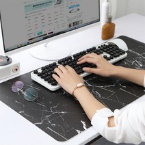 대리석느낌 가죽 노트북 마우스패드 책상꾸미기 pc방, 화이트 마블 (998개), 색상_화이트 마블 (998개)