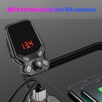 카오디오블루투스블루투스 호환 자동차 MP3 오디오 UX 플레이어 5.0 FM 송신기 무선 핸즈프리 차량용 키트, 한개옵션0