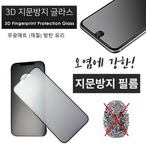 아이폰 14프로맥스 필름 풀커버 무광 9H-뉴텍 (지문방지) 방탄 유리 글라스 안티AG 액정 보호 커버 (곡면 엣지), 2매-(지문방지) 유리