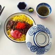 돈부리덮밥 텐동 일본 뚜껑있는 그릇 14종, 14.동풍 돈부리