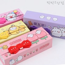 몰랑이 2단 비밀 지함필통 v6 문구 펜슬케이스 종이필통 초등학생 준비물, 랜덤 1개