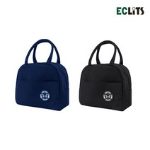 1+1 에클리츠 팬더 쿨러백 보온 보냉가방, 네이비+블랙