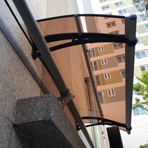 캐노픽스 650 X 7300 컨테이너 어닝 조립식 농막 모듈러주택 전원주택 차고 옥상 썬룸, 블루 렉산 검정 브라켓 검정 바