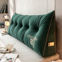 BARNIDI 대형 빅쿠션 삼각 등받이 돌 침대 허리 받침대 집순이 임산부 선물 베개 롱쿠션 소파 허리, I