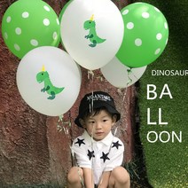 [피앤비유니티]공룡 생일파티 모음, B-14)공룡혼합풍선10입