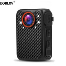 BOBLOV X1 미니 바디캠 경찰캠 바디카메라 1.5인치 디스플레이 140도 와이드앵글 8시간 연속녹화 비상점등 기능, 바디캠 + 32G메모리