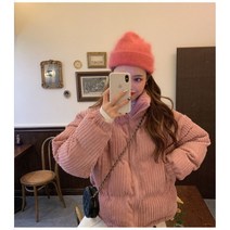 멋쭈 골덴 스트링 숏패딩 (3color)