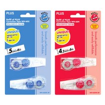 플러스/WH-605R WH-604R 수정테이프리필, 1, WH-604R-2P/4.2mm