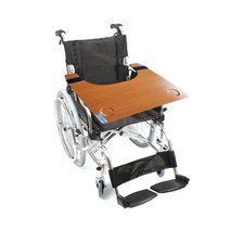 케어메이트 휠체어테이블 나무식판 다용도 휠체어식탁 CM-503, 1개