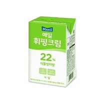 매일유업 휘핑크림22% 1000mlx12팩 이지업크림 식물성 2040727