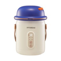 슬로우쿠커 전기 스튜 냄비 휴대용 요리 계란 멀티 죽 수프 900ml, 5.blue - UK
