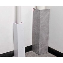 도시가스배관커버 구멍커버 숨김 pvc 쫄대 마감 코너, 4호골드스톤패턴L모양10x10cm1.2m