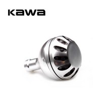 Daiwa 및 Shimano 용 Kawa 낚시 릴 핸들 손잡이 1000-3500 모델 용 35mm 직경 스피닝 릴 합금 소재, 실버 블랙