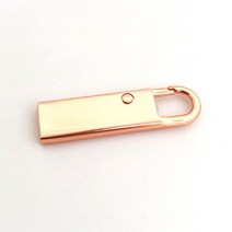 롤지퍼 의류지퍼 5/10/20Pcs 지퍼 후크 핸들 당겨 탭 슬라이더 금속 수리 키트 가방 의류 텐트 DIY 바느질, 05 ZT048-RoseGold_03 20Pcs