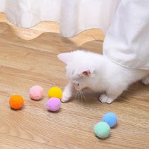 PET 고양이 양모볼 냥모볼 장난감 공 12개입 고양이양모볼12개입, 20개