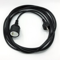 1구 코드 전기 리드선 연장선 5m 전선 작업, 1개