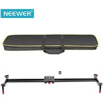 Neewer 39.4 인치/100 cm 카메라 레일 슬라이더 DSLR 카메라 DV 비디오 캠코더 필름 사진용 베어링 4개가 있는 알루미늄 합금 비디오 안정기 레일 최대 17.5파운드/8kg 적재-37349, 120cm