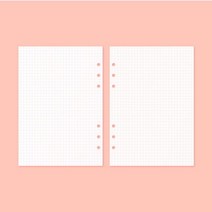 맞춤 베이직 회사 핑크 플래너 2020 6공내지 리필 먼슬리 그리드 시스템 모눈 속지 다이어리 예쁜 스터디플래너 6공 스프링 나만의 선물용 위클리플래너 육공 꾸미기 A5 만들기 내지 도매什00391 다이어리 리필
