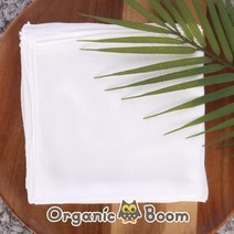 오가닉붐 프리미엄 대나무 100% 기본 손수건 가제 10p