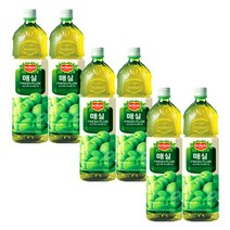 롯데칠성음료 델몬트 매실음료, 1.5L, 6개