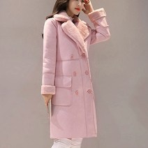 비앤에이치스타일스웨이드 양털 안감 투버튼 코트 413