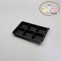 식품포장용기 직사각 6칸 6칸 100개