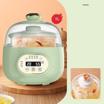 황토 슬로우 쿠커 약탕겸용 쿡 타이머 전기 멀티 찜기 220v 1l 자동 스튜 기계 홈, 4, 유럽 ​​연합