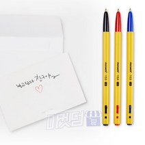 마켓덤 모나미 153볼펜 1.0MM 12자루 모나미153볼펜 모나미펜 사무용볼펜, 적색