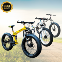 20인치 24인치 접이식 팻바이크 펫바이크 출퇴근 로드 자전거, 26인치, 24단, 블랙