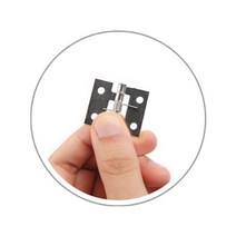 1+1 작은 경첩 미니 스프링 경첩 소가구경첩, 9개
