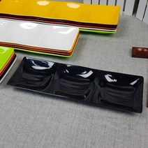 컬러 멜라민 웰빙 3절 찬기 소 G-5031 빨강 BB 3칸 반찬, 컬러멜라민 웰빙3절찬기소 G-5031