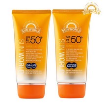 썬월드 수퍼 썬크림 80ml 2개 SPF50+PA+++ 워터프루프