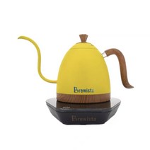 브리스타 가정용 전기포트 드립주전자 커피포트, 브라질노랑 0.6L