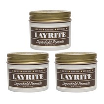 레이라이트 포마드 슈퍼 홀드 헤어 왁스 120g 3개 세트 미국직구