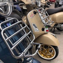 베스파 피아지오 앞 그릴 GTS300 스프린트 125 전면 선반 바구니, GTS300HEP(19-21 전기도금), 1개