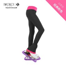 봄 여름 피겨 연습복 바지 스케이트 어린이 피겨복 피겨훈련복 사계절 가을 겨울, L, 발목 핑크 4계절
