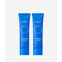 BEPLAIN 2개/유기자차 선뮤즈 모이스처 선크림 50ml(SPF50+/PA++++), none