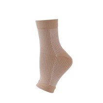 압박스타킹 종아리압박밴드 발목 및 농구 지지대 스포츠 보호 장비 나일론 소재 압축 여성 양말, 5.Skin white - S M