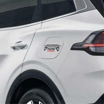 셀프 간편부착 주유구 로고 스포티지스티커 화물차 악세서리 새차 데코 SUV, LPG, 옐로우